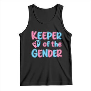 Funny Pregnancy Announcement Tank Top Keeper Of The Gender