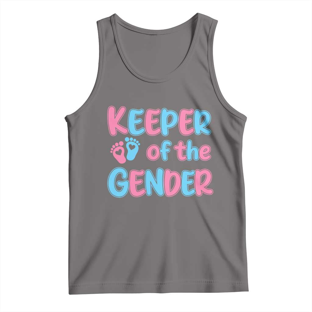 Funny Pregnancy Announcement Tank Top Keeper Of The Gender