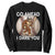 Funny Bigfoot Baseball Catcher Sweatshirt Go Ahead I Dare You Gift TS12 Black Print Your Wear