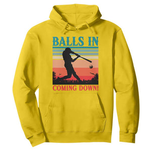 Funny BaseBall Lover Hoodie Balls In Coming Down TS12 Daisy Print Your Wear