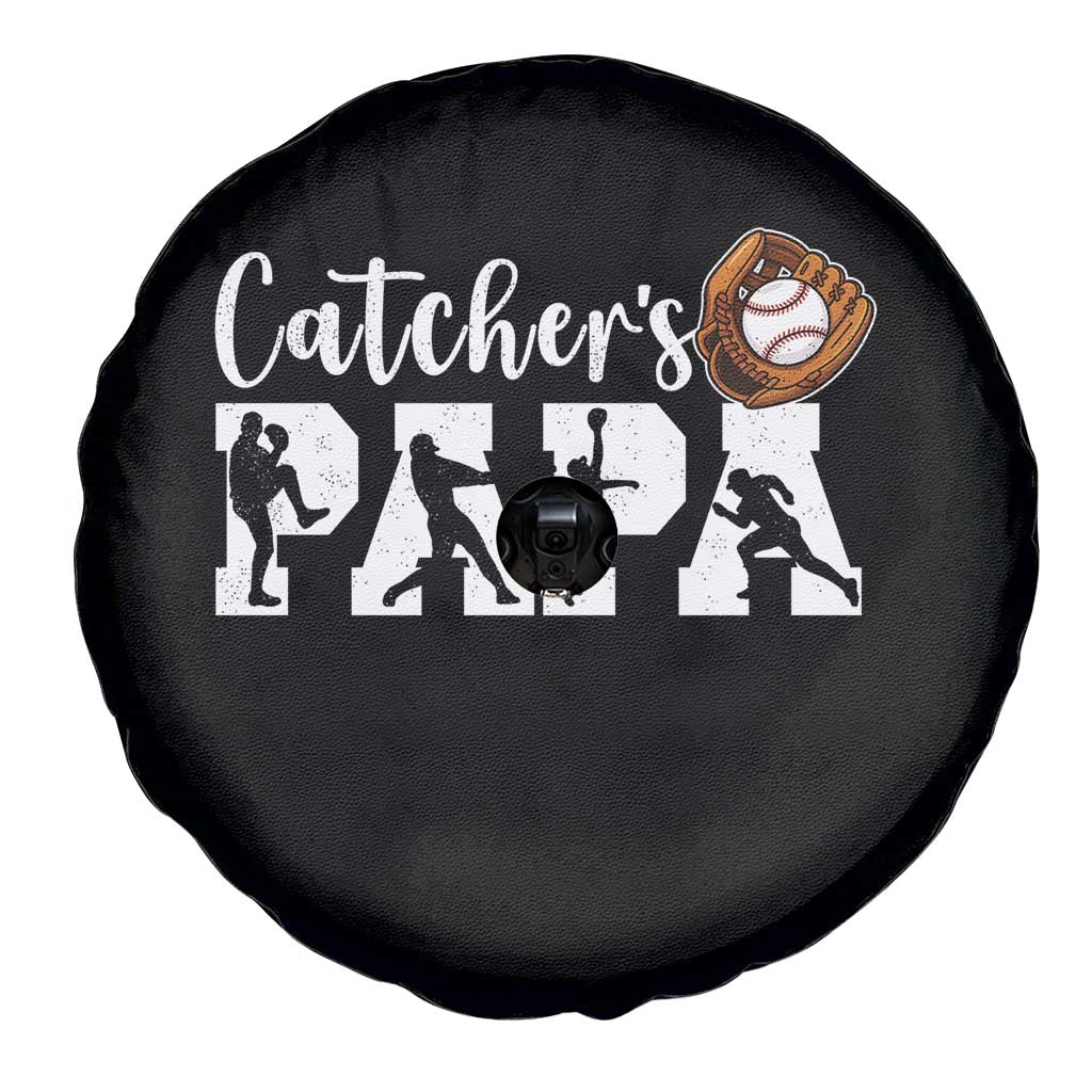 Catchers Papa Spare Tire Cover Funny Gift For Catcher Player TS12 Print Your Wear