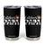 Catchers Papa Tumbler Cup Funny Gift For Catcher Player TS12 Black Print Your Wear