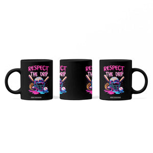 Funny Respect The Drip Baseball Mask Coffee Mug Sports Lover TS12 Print Your Wear