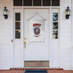 Respect The Drip Garden Flag Patriotic Baseball USA Sports Lover TS12 Print Your Wear