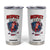 Respect The Drip Tumbler Cup Patriotic Baseball USA Sports Lover TS12 White Print Your Wear