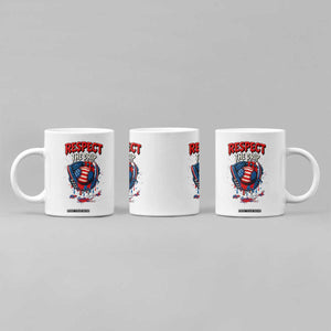 Respect The Drip Coffee Mug Patriotic Baseball USA Sports Lover TS12 Print Your Wear