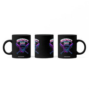 Respect The Drip Coffee Mug Funny Baseball Catcher Mask Sports Lover TS12 Print Your Wear