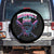 Respect The Drip Spare Tire Cover Funny Baseball Catcher Mask Sports Lover TS12 No hole Black Print Your Wear