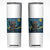 Funny Rock And Roll Skinny Tumbler Cat Playing Guitar Starry Night Music Lover TS12 White Print Your Wear
