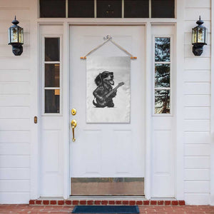 Rock And Roll Dachshund Garden Flag Dog Playing Guitar Music Lover TS12 Print Your Wear