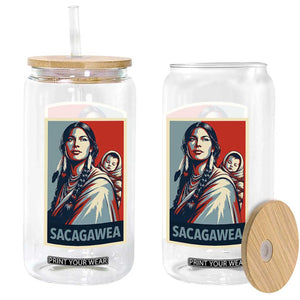Womens History Month Sacagawea Glass Can Native American Heritage Graphic