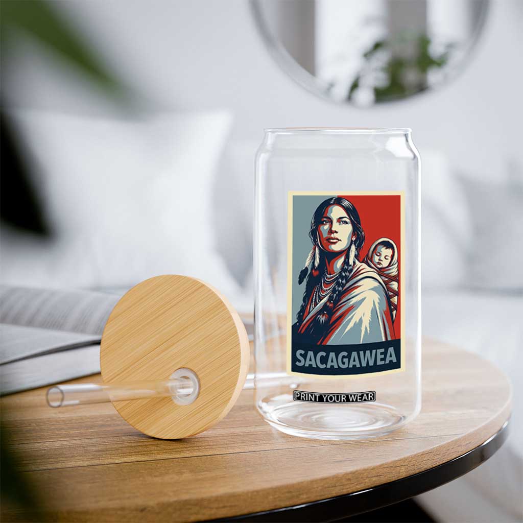 Womens History Month Sacagawea Glass Can Native American Heritage Graphic