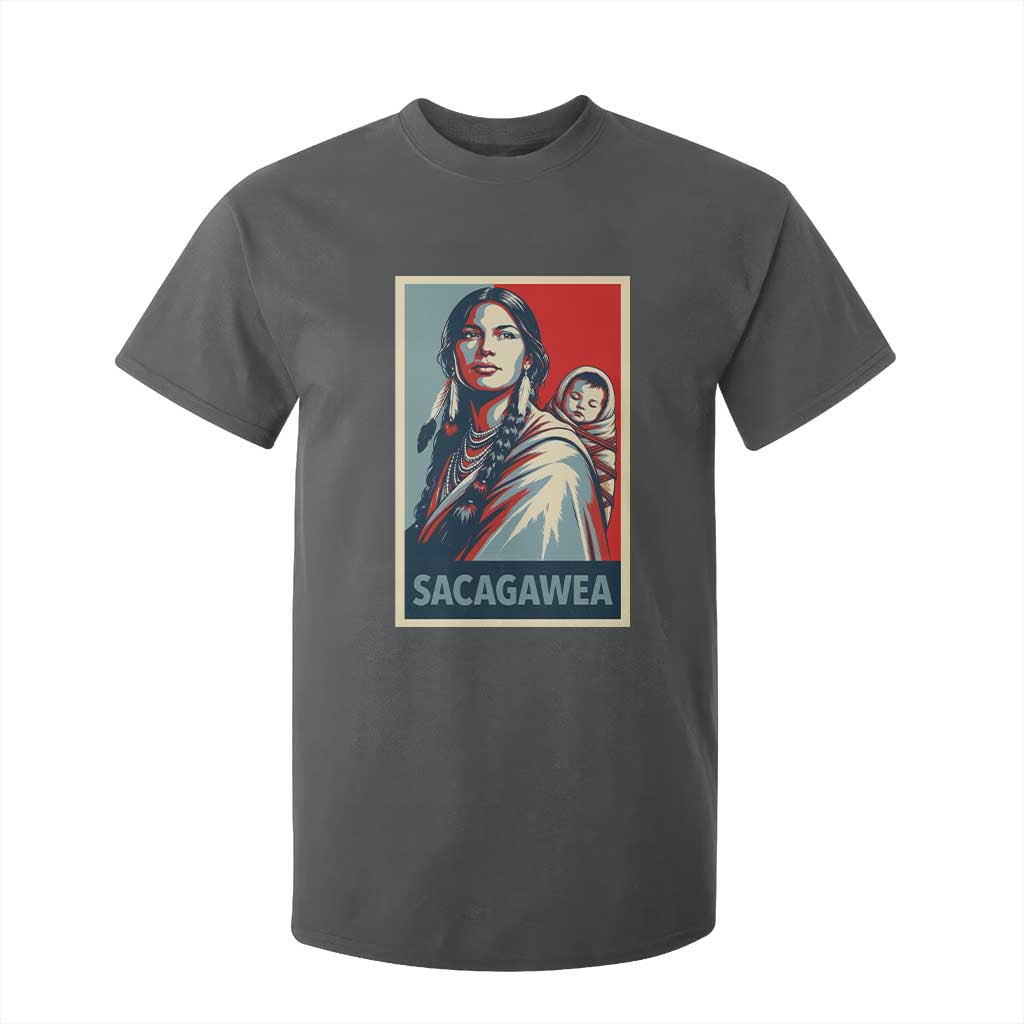 Womens History Month Sacagawea T Shirt For Kid Native American Heritage Graphic