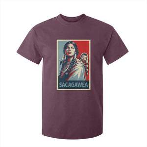 Womens History Month Sacagawea T Shirt For Kid Native American Heritage Graphic