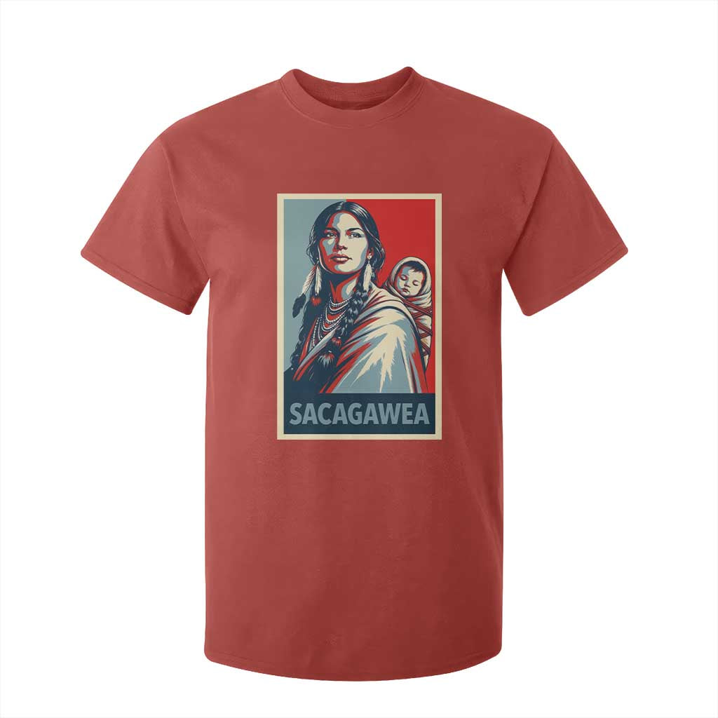 Womens History Month Sacagawea T Shirt For Kid Native American Heritage Graphic