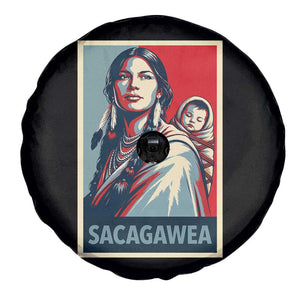 Womens History Month Sacagawea Spare Tire Cover Native American Heritage Graphic