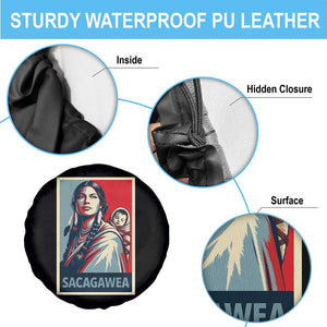 Womens History Month Sacagawea Spare Tire Cover Native American Heritage Graphic