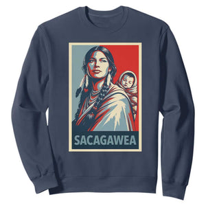 Womens History Month Sacagawea Sweatshirt Native American Heritage Graphic