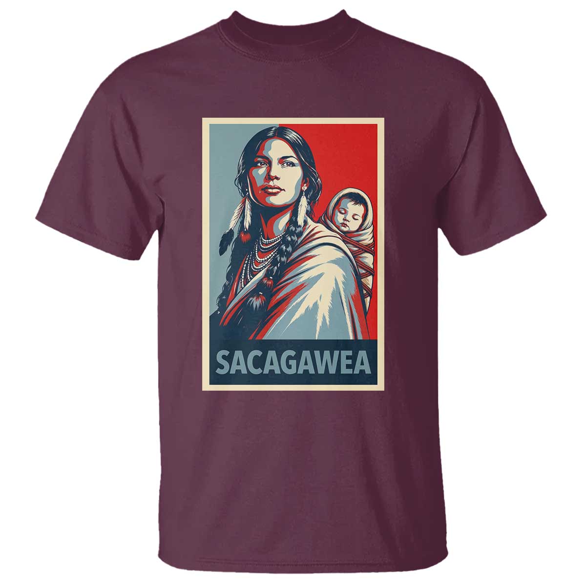 Womens History Month Sacagawea T Shirt Native American Heritage Graphic