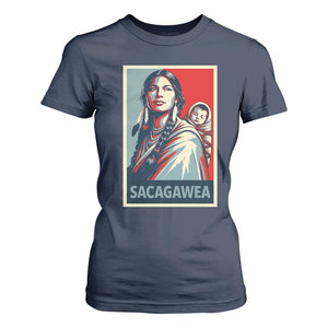 Womens History Month Sacagawea T Shirt For Women Native American Heritage Graphic