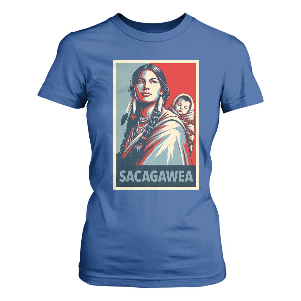 Womens History Month Sacagawea T Shirt For Women Native American Heritage Graphic