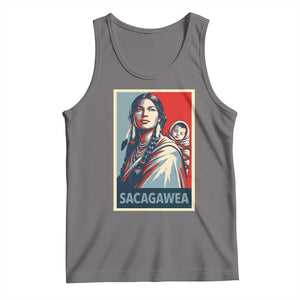 Womens History Month Sacagawea Tank Top Native American Heritage Graphic