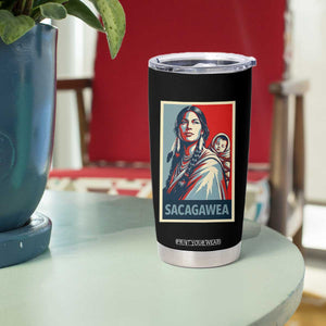 Womens History Month Sacagawea Tumbler Cup Native American Heritage Graphic