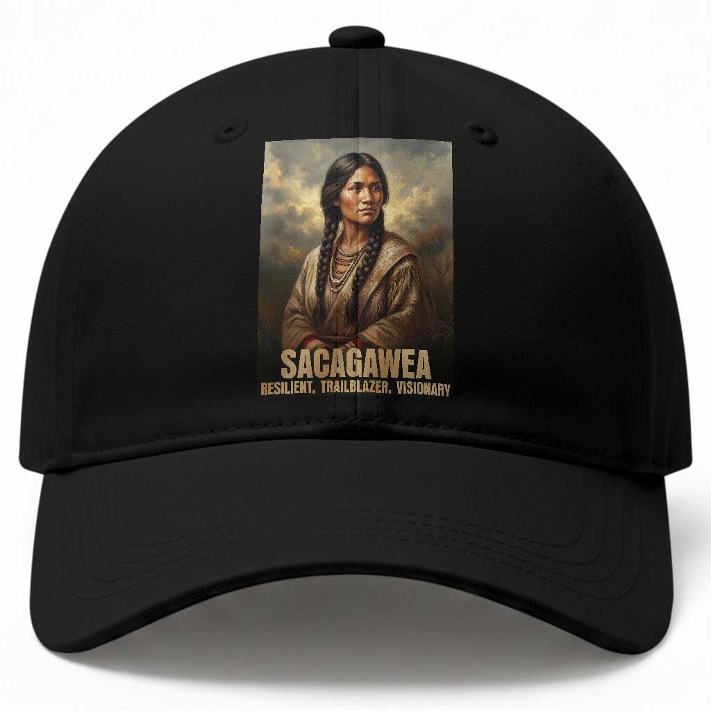 Sacagawea Native American Woman Baseball Cap Resilient Trailblazer Visionary TS12 Print Your Wear