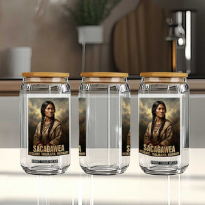 Sacagawea Native American Woman Glass Can Resilient Trailblazer Visionary