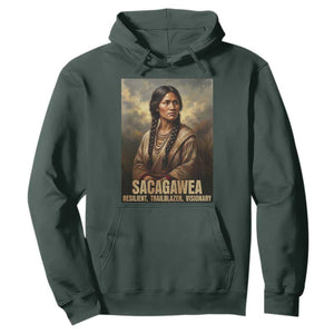 Sacagawea Native American Woman Hoodie Resilient Trailblazer Visionary