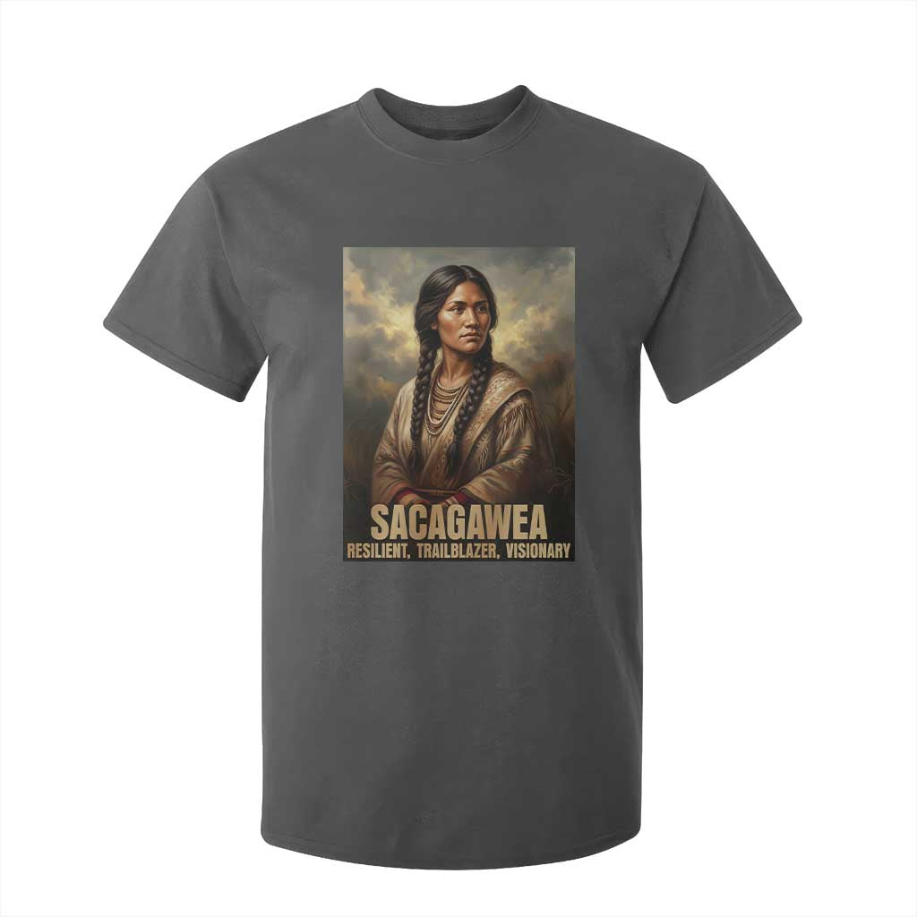 Sacagawea Native American Woman T Shirt For Kid Resilient Trailblazer Visionary