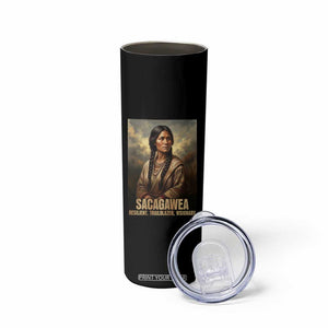 Sacagawea Native American Woman Skinny Tumbler Resilient Trailblazer Visionary