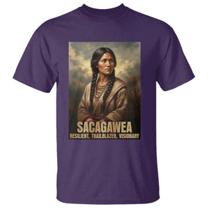 Sacagawea Native American Woman T Shirt Resilient Trailblazer Visionary