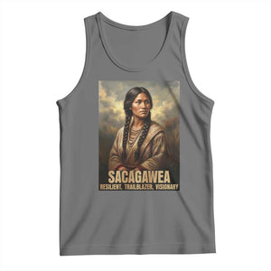Sacagawea Native American Woman Tank Top Resilient Trailblazer Visionary