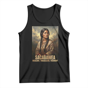 Sacagawea Native American Woman Tank Top Resilient Trailblazer Visionary