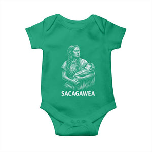 Sacagawea Baby Onesie Native American Womens History Month Graphic