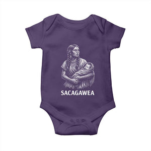 Sacagawea Baby Onesie Native American Womens History Month Graphic
