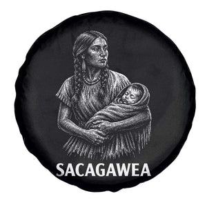Sacagawea Spare Tire Cover Native American Womens History Month Graphic