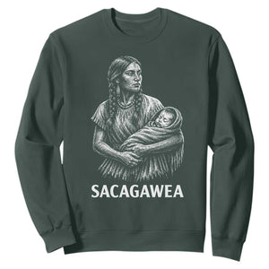 Sacagawea Sweatshirt Native American Womens History Month Graphic