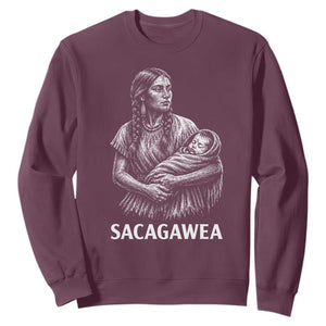 Sacagawea Sweatshirt Native American Womens History Month Graphic