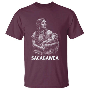 Sacagawea T Shirt Native American Womens History Month Graphic