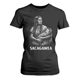 Sacagawea T Shirt For Women Native American Womens History Month Graphic