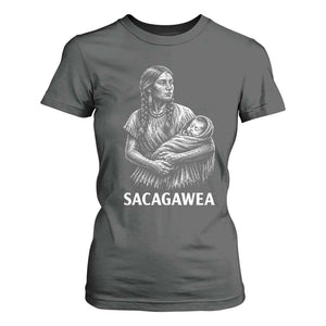 Sacagawea T Shirt For Women Native American Womens History Month Graphic