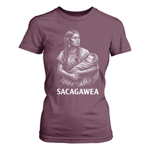 Sacagawea T Shirt For Women Native American Womens History Month Graphic