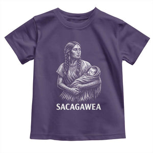 Sacagawea Toddler T Shirt Native American Womens History Month Graphic