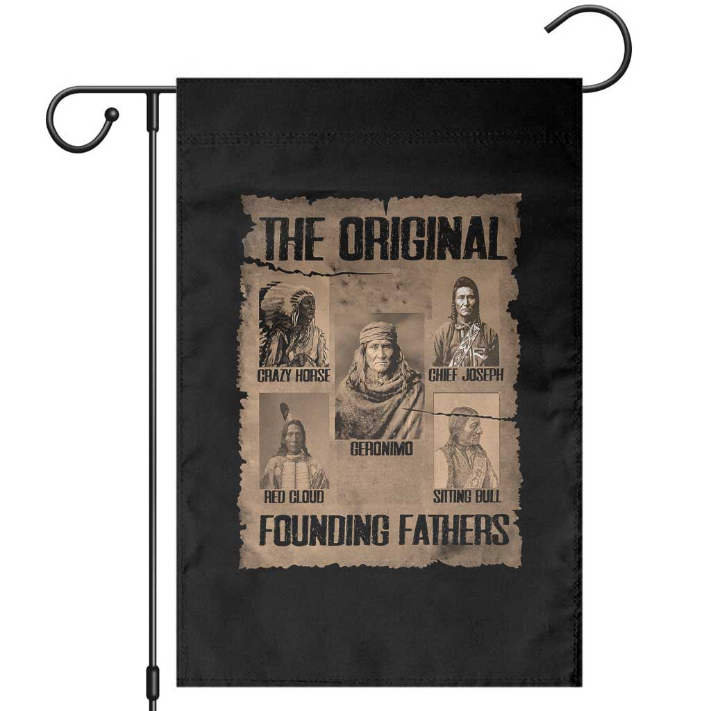 The Original Founding Fathers Garden Flag Native American Indigenous Leaders Graphic TS12 Black Print Your Wear