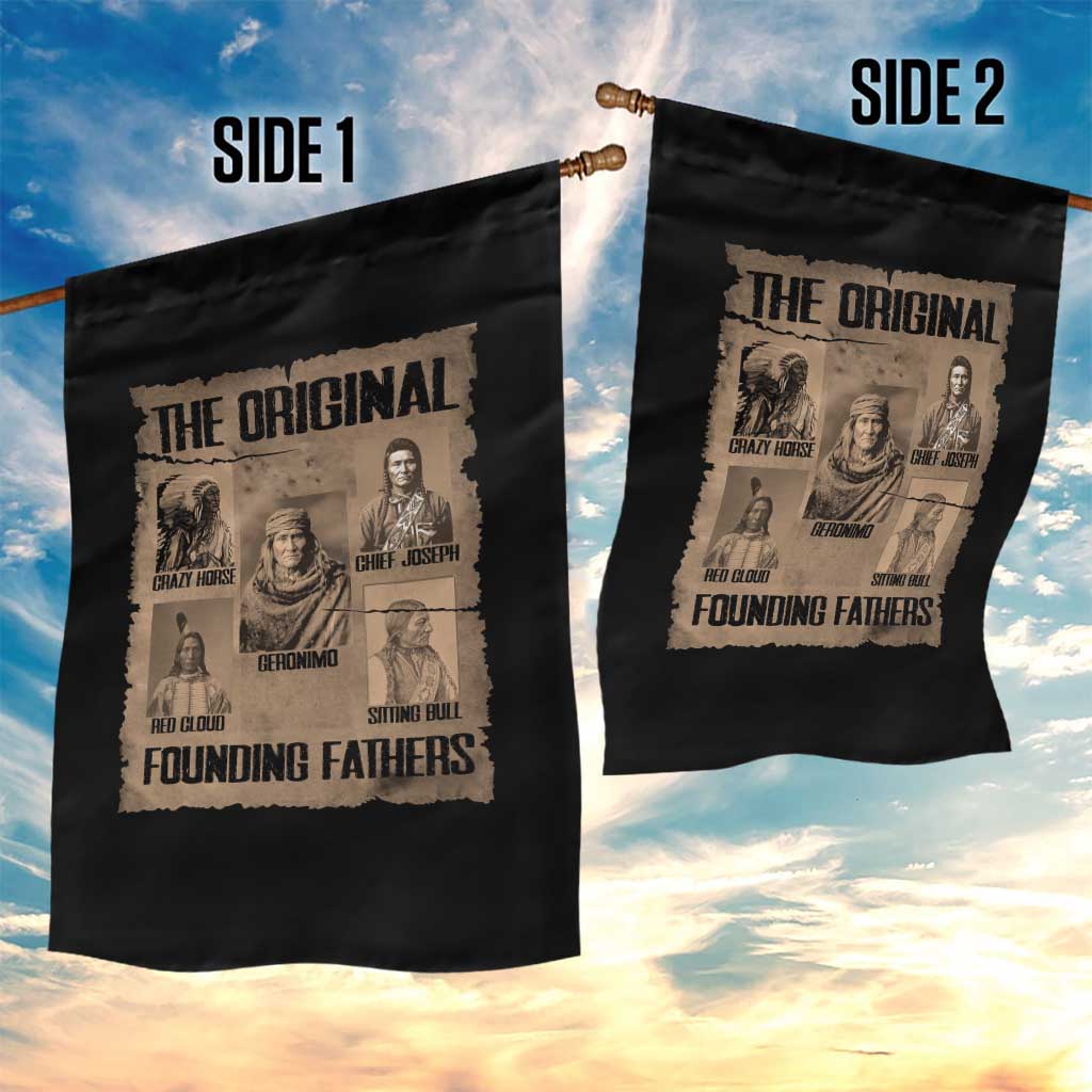The Original Founding Fathers Garden Flag Native American Indigenous Leaders Graphic