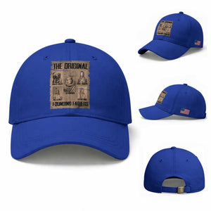 The Original Founding Fathers Baseball Cap Native American Indigenous Leaders Graphic TS12 Baseball Cap Universal Fit Royal Blue Print Your Wear