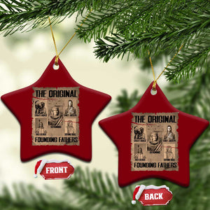 The Original Founding Fathers Ceramic Ornament Native American Indigenous Leaders Graphic