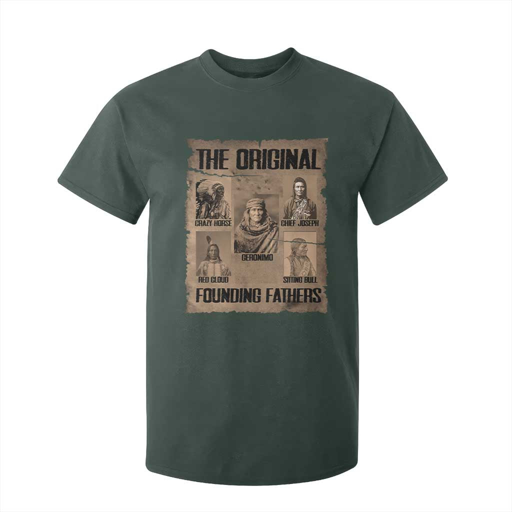The Original Founding Fathers T Shirt For Kid Native American Indigenous Leaders Graphic